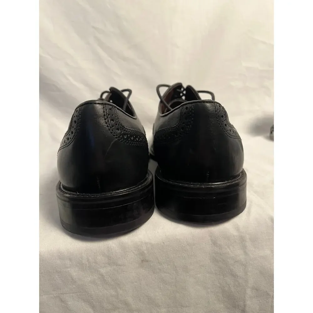 Johnston Murphy Leather Oxford Dress Shoes Men’s 10 Black - Picture 7 of 8